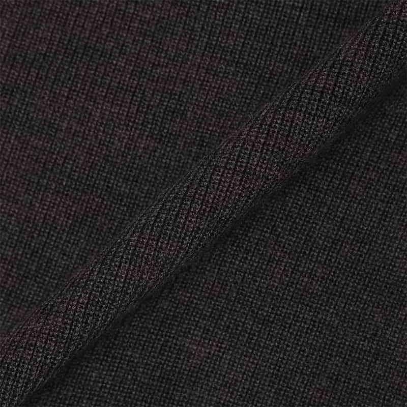 BARNEYS NEW YORK ハイネックジップアップニットカーディガン BEIGE