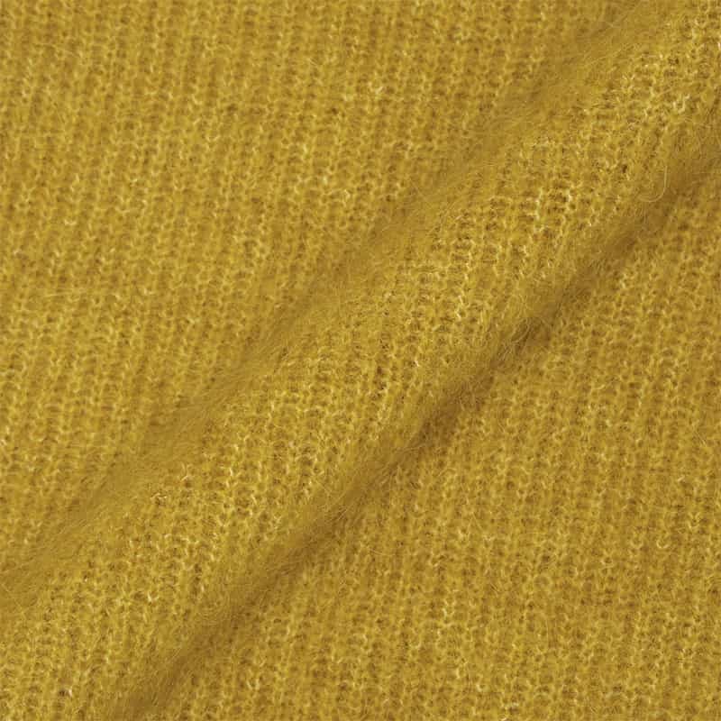 BARNEYS NEW YORK シャギーニットカーディガン YELLOW