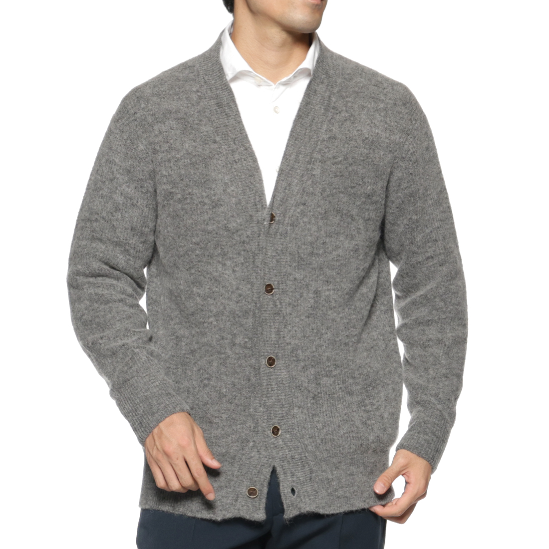 シャギーニットカーディガン