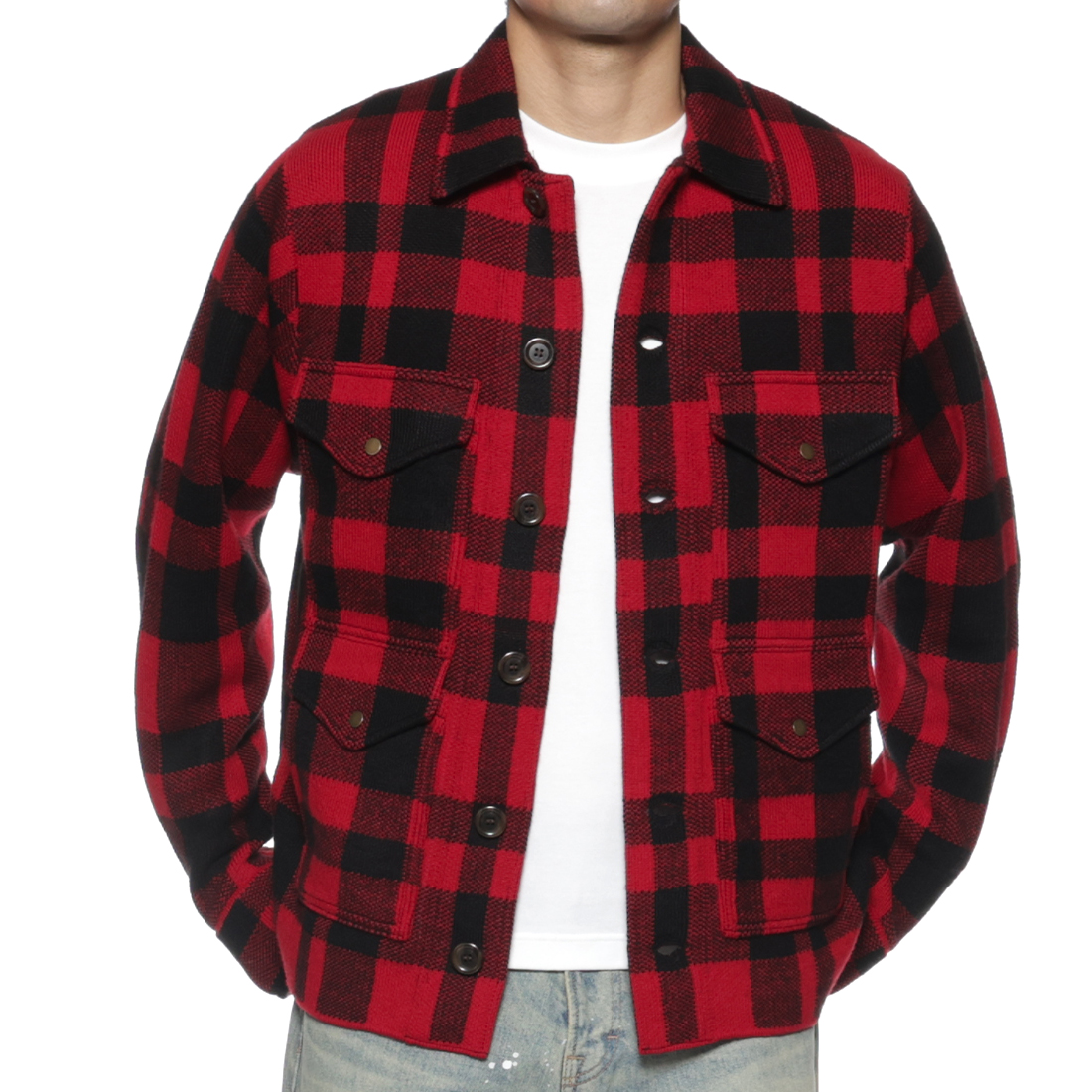 ニットシャツジャケット