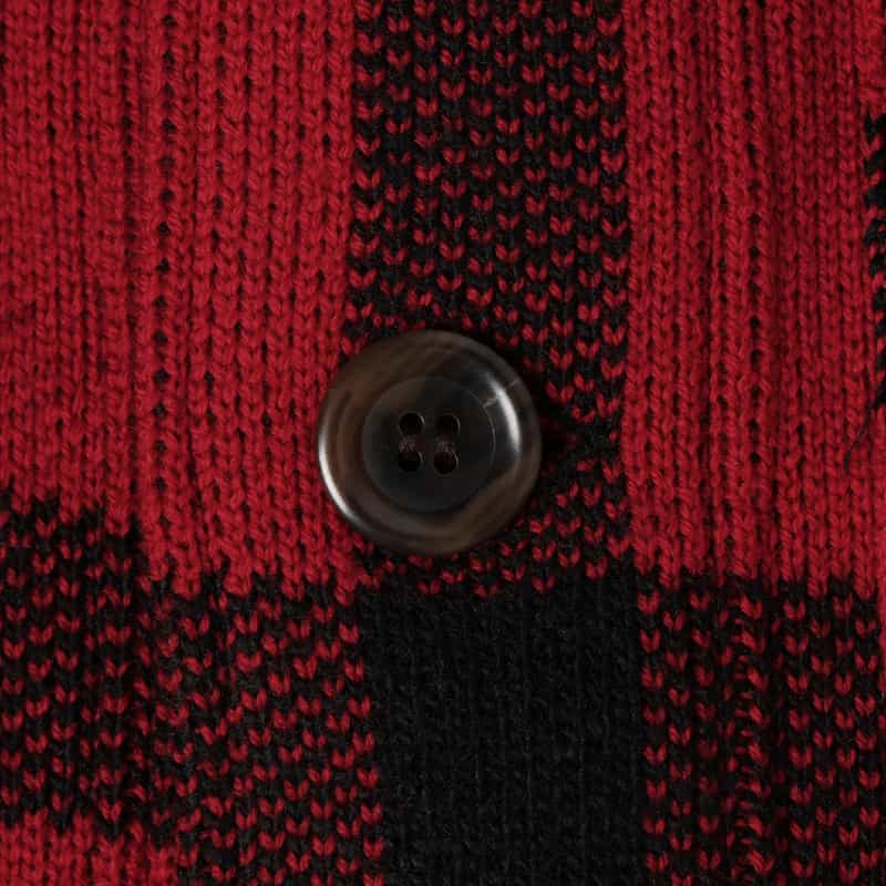 BARNEYS NEW YORK ニットシャツジャケット RED