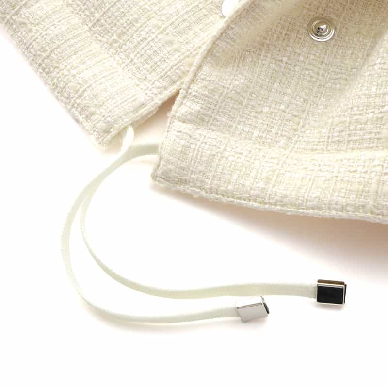 BARNEYS NEW YORK セットアップ ツイード素材 M-65型フィールドジャケット IVORY