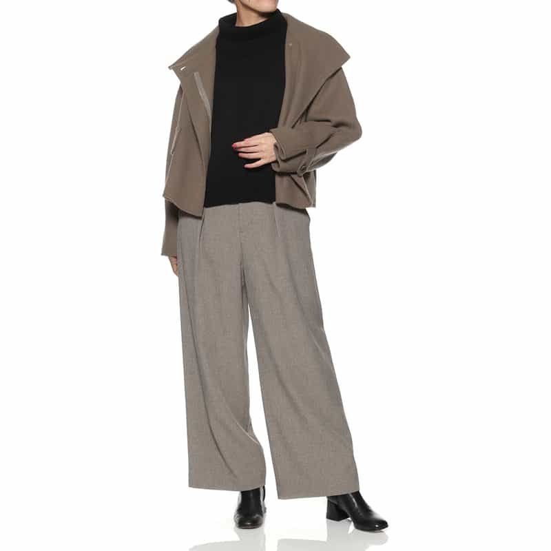 BARNEYS NEW YORK リバーショートコート BROWN