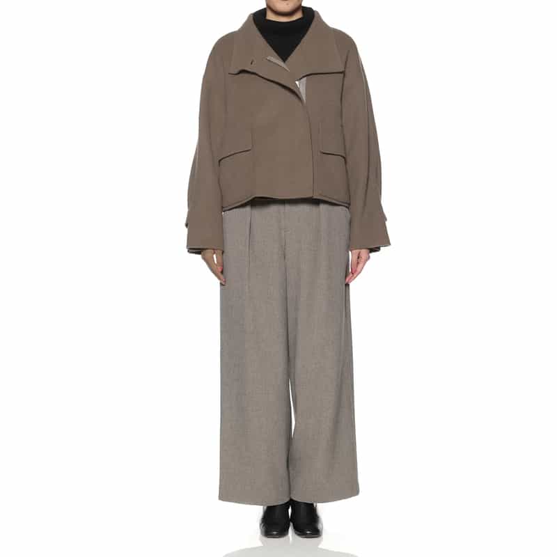 BARNEYS NEW YORK リバーショートコート BROWN