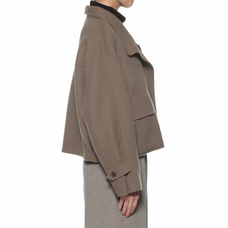 BARNEYS NEW YORK リバーショートコート BROWN