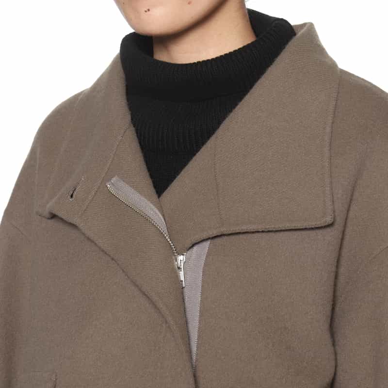 BARNEYS NEW YORK リバーショートコート BROWN