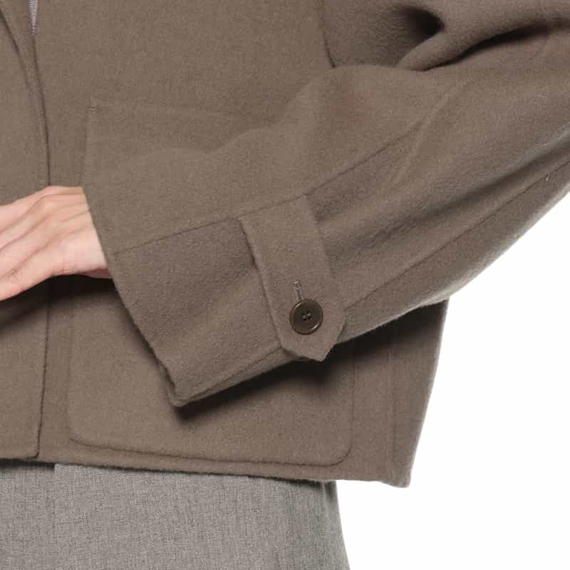 BARNEYS NEW YORK リバーショートコート BROWN