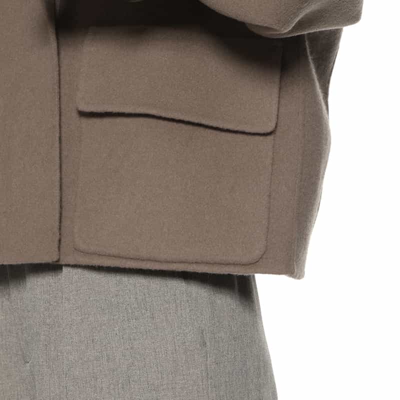 BARNEYS NEW YORK リバーショートコート BROWN