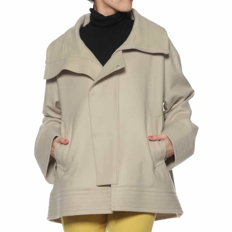 BARNEYS NEW YORK ショート トッパーコート BEIGE