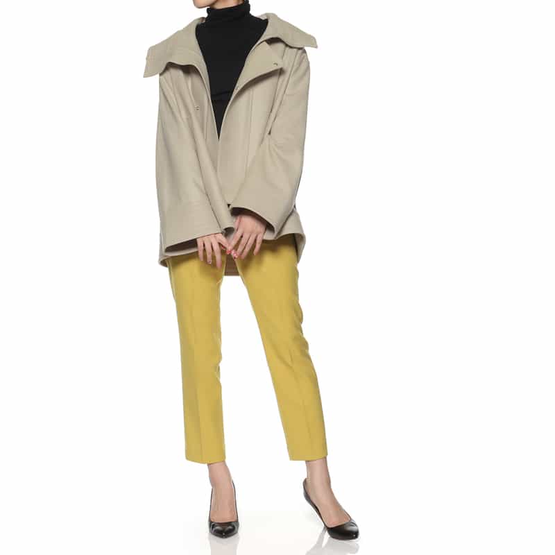 BARNEYS NEW YORK ショート トッパーコート BEIGE