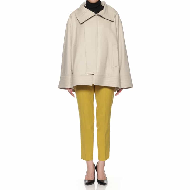 BARNEYS NEW YORK ショート トッパーコート BEIGE