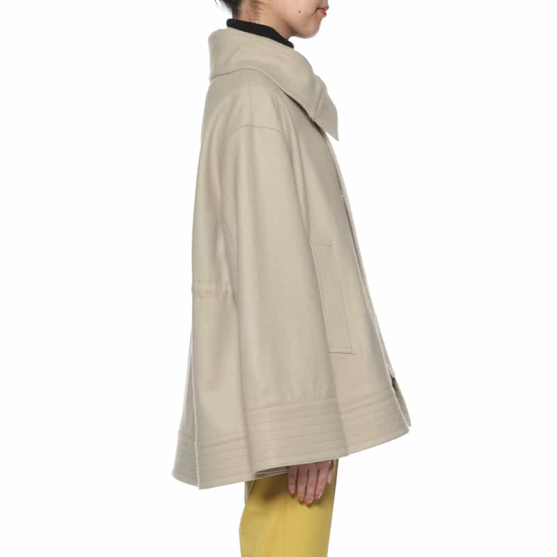 BARNEYS NEW YORK ショート トッパーコート BEIGE
