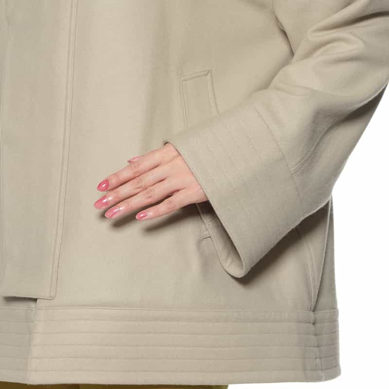 BARNEYS NEW YORK ショート トッパーコート BEIGE