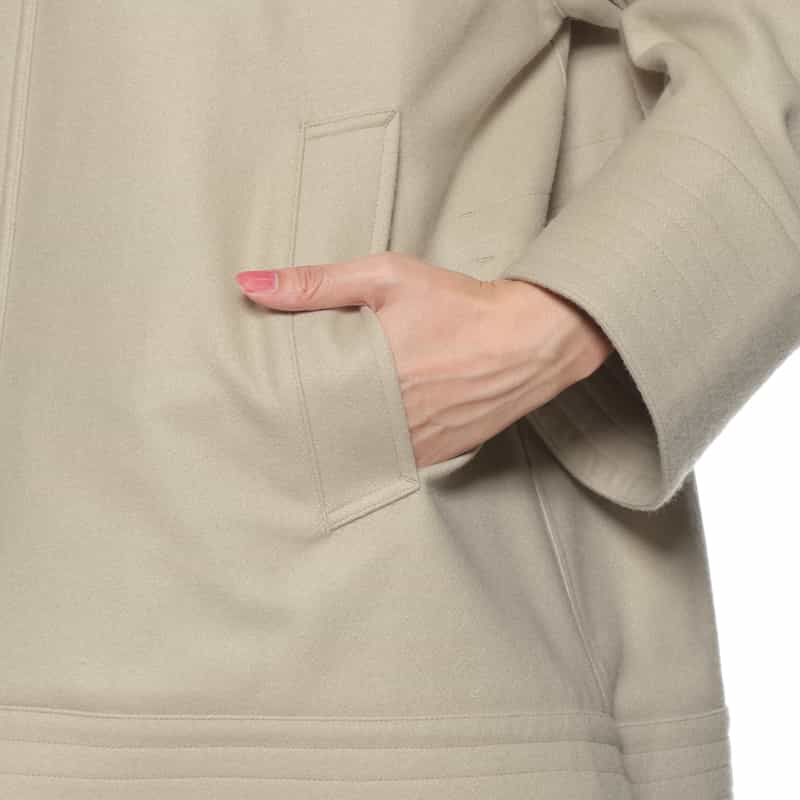 BARNEYS NEW YORK ショート トッパーコート BEIGE