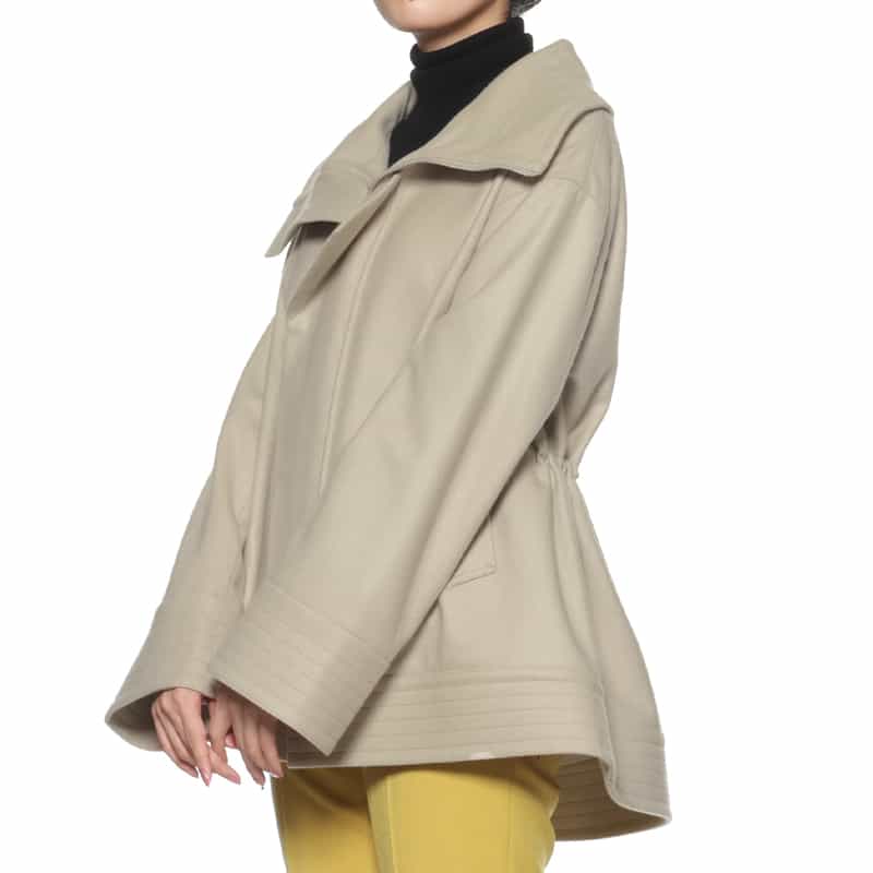 BARNEYS NEW YORK ショート トッパーコート BEIGE