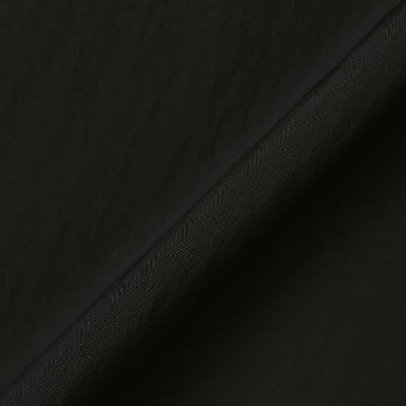 BARNEYS NEW YORK ウォッシャブル ギャザーキャミソールドレス BLACK