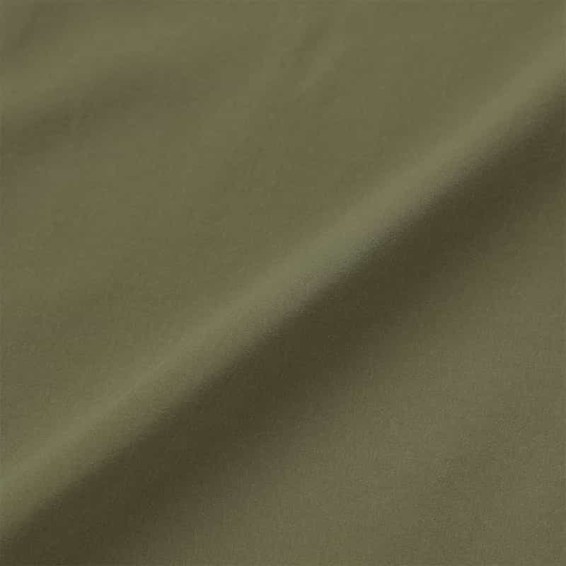 BARNEYS NEW YORK ウォッシャブル タック入りワイドパンツ KHAKI