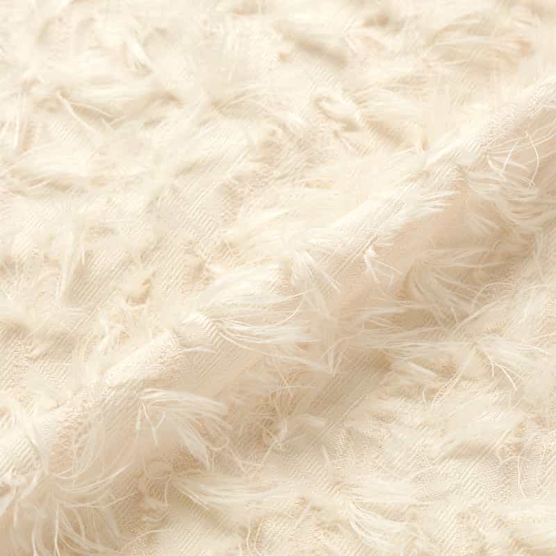 BARNEYS NEW YORK ウォッシャブル シャギー素材ノースリーブ WHITE