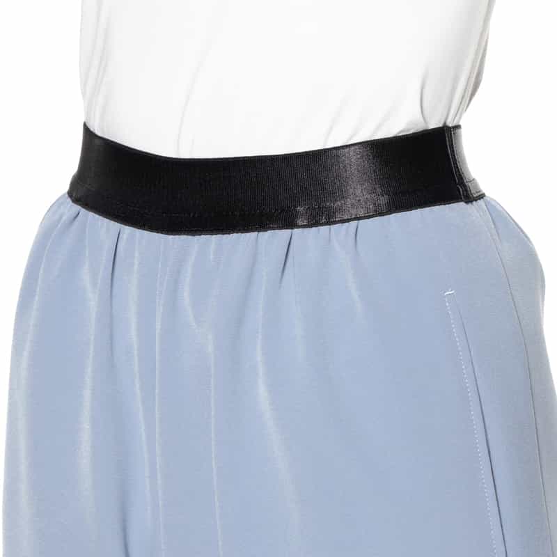 BARNEYS NEW YORK ウォッシャブル ワイドフレアパンツ BLUE