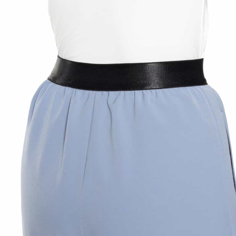 BARNEYS NEW YORK ウォッシャブル ワイドフレアパンツ BLUE