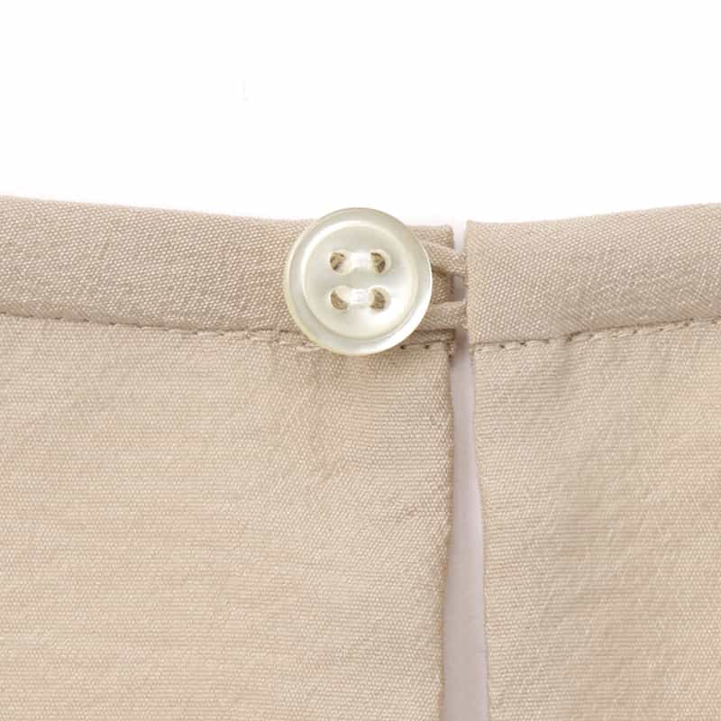 BARNEYS NEW YORK ウォッシャブル ドロップショルダーブラウス BEIGE