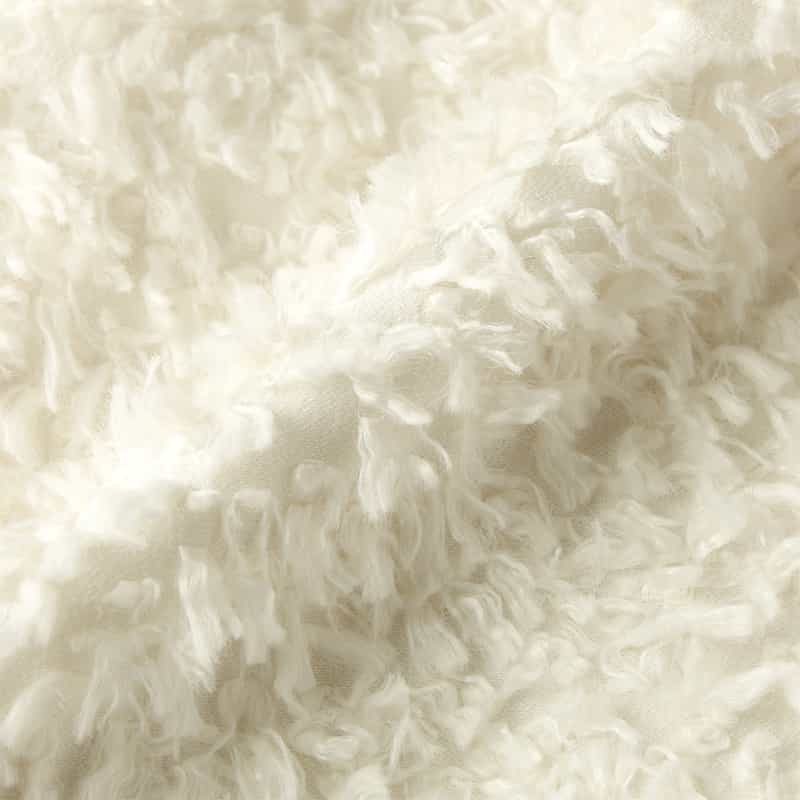 BARNEYS NEW YORK ウォッシャブル フリンジジャカードジレ WHITE