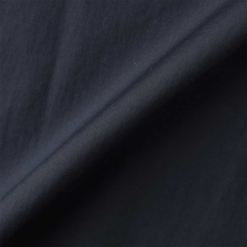 BARNEYS NEW YORK ウォッシャブル ボリュームスリーブブラウス NAVY