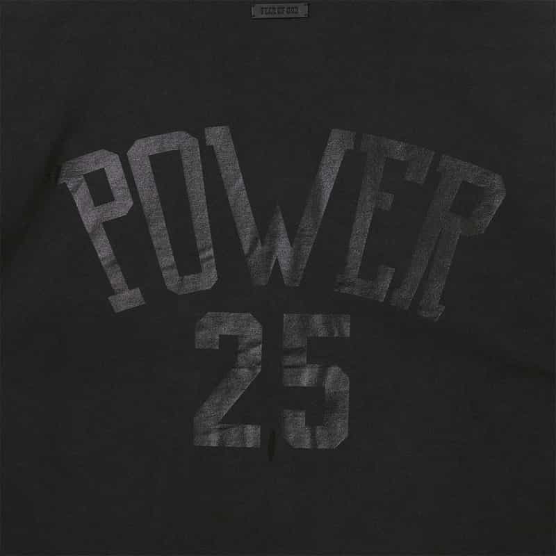 FEAR OF GOD FEAR OF GOD＜フィア オブ ゴッド＞ ヴィンテージ加工ロゴ入りTシャツ BLACK