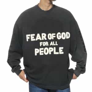 FEAR OF GOD＜フィア オブ ゴッド＞ ロゴ入りロングスリーブカットソー