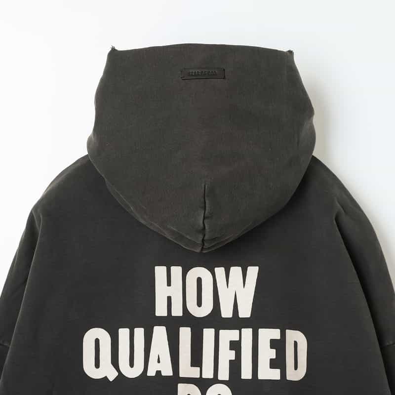FEAR OF GOD FEAR OF GOD＜フィア オブ ゴッド＞ ヴィンテージ加工スウェットフーディ BLACK