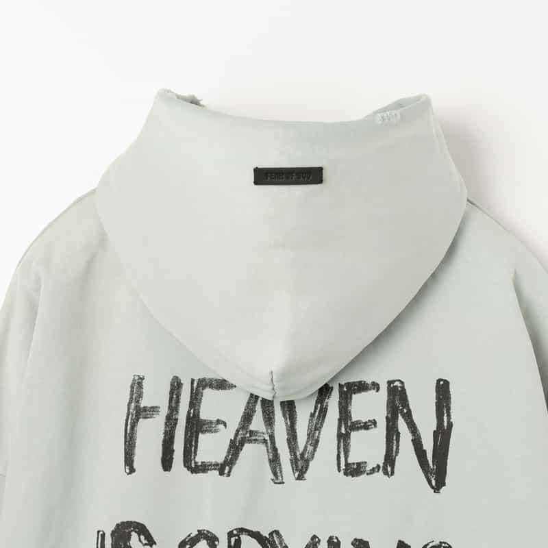 FEAR OF GOD FEAR OF GOD＜フィア オブ ゴッド＞ ロゴ入りスウェットフーディ LIGHT GRAY
