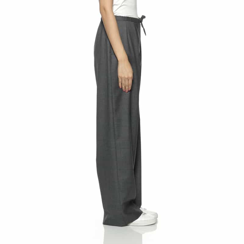 LOULOU DE SAISON LOU LOU DE SAISON＜ルル デ セゾン＞ ドローストリング ワイドパンツ GRAY