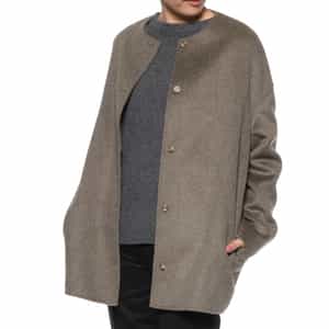 美品/バーニーズニューヨーク/ウールコート ダブルフェイスポロコート（2181358）｜BARNEYS NEW YORK
