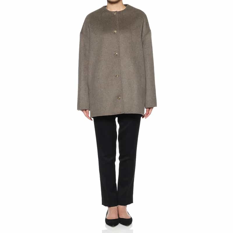 LOULOU DE SAISON LOU LOU DE SAISON<ルル デ セゾン> ラウンドカラーコート BEIGE