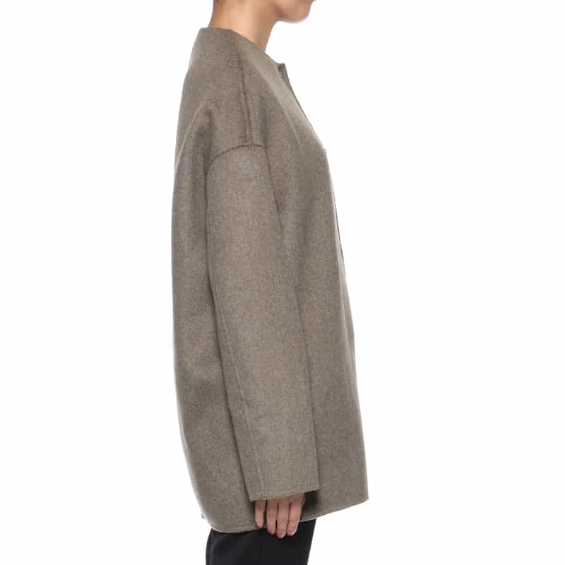 LOULOU DE SAISON LOU LOU DE SAISON<ルル デ セゾン> ラウンドカラーコート BEIGE