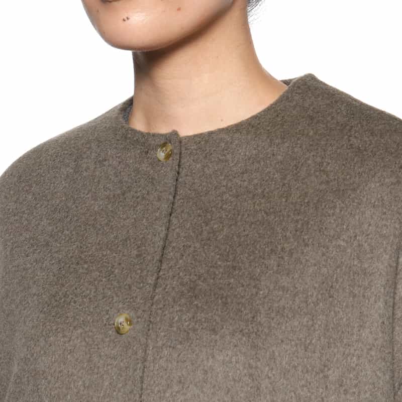 LOULOU DE SAISON LOU LOU DE SAISON<ルル デ セゾン> ラウンドカラーコート BEIGE