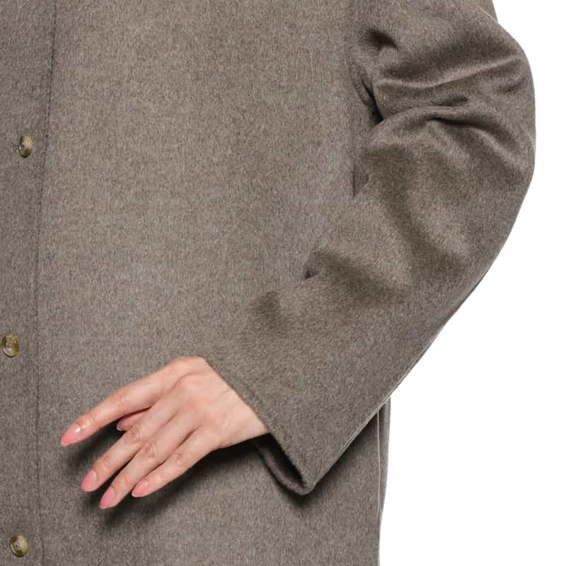 LOULOU DE SAISON LOU LOU DE SAISON<ルル デ セゾン> ラウンドカラーコート BEIGE