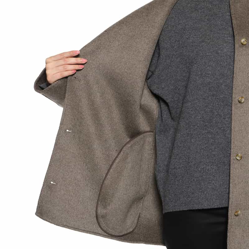 LOULOU DE SAISON LOU LOU DE SAISON<ルル デ セゾン> ラウンドカラーコート BEIGE