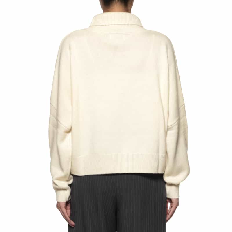 LOULOU DE SAISON LOU LOU DE SAISON ＜ルル デ セゾン＞ ウールカシミヤ タートルネックニットプルオーバー IVORY