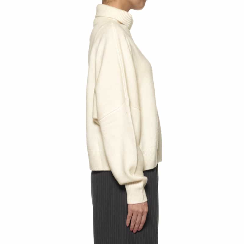 LOULOU DE SAISON LOU LOU DE SAISON ＜ルル デ セゾン＞ ウールカシミヤ タートルネックニットプルオーバー IVORY