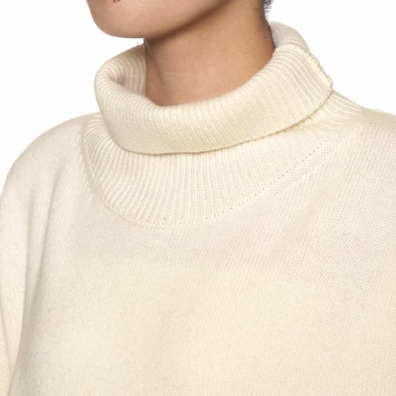 LOULOU DE SAISON LOU LOU DE SAISON ＜ルル デ セゾン＞ ウールカシミヤ タートルネックニットプルオーバー IVORY
