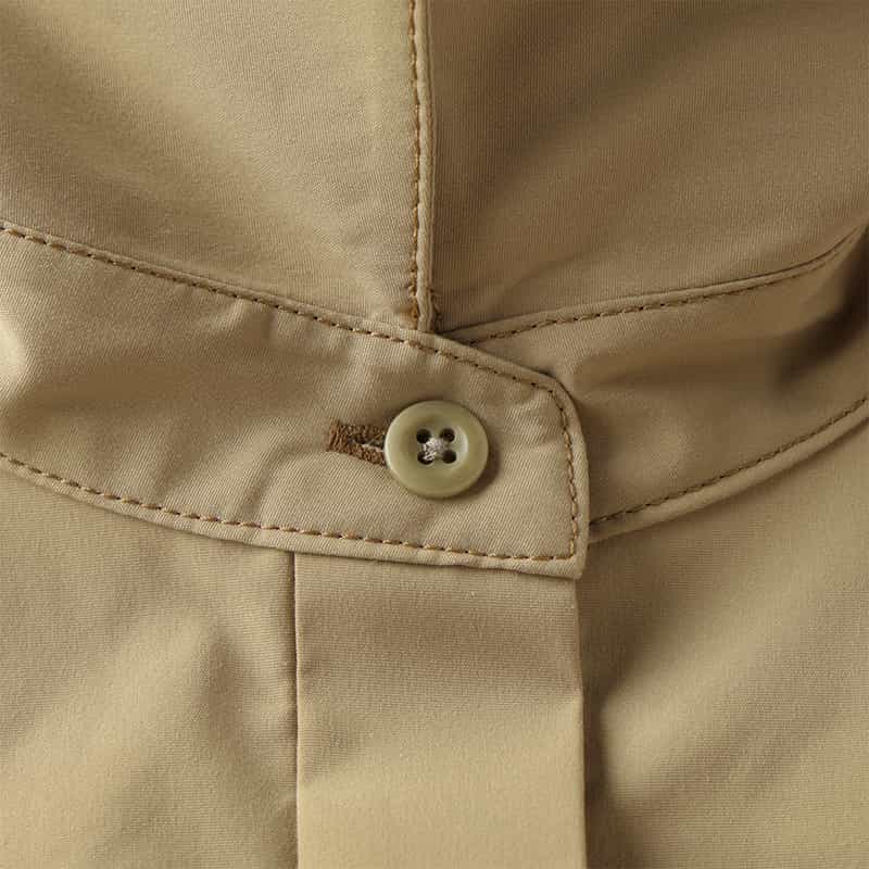 BARNEYS NEW YORK ウォッシャブル サファリドレス BEIGE