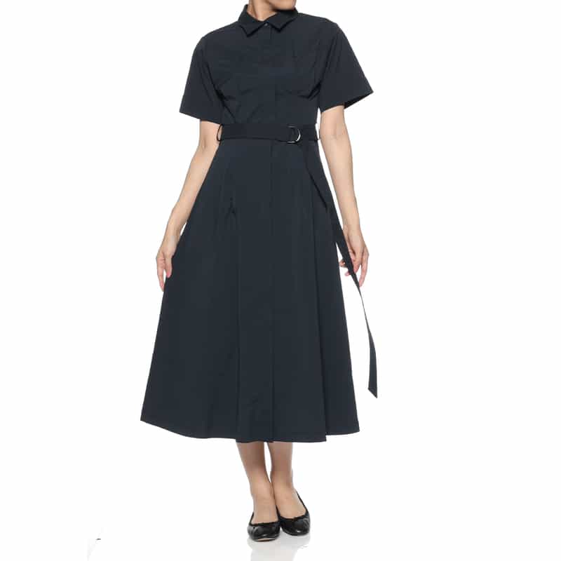 sacai ブラック シャツドレス SACAI＜サカイ＞ 切替シャツドレス（ウィメンズ）（2245864