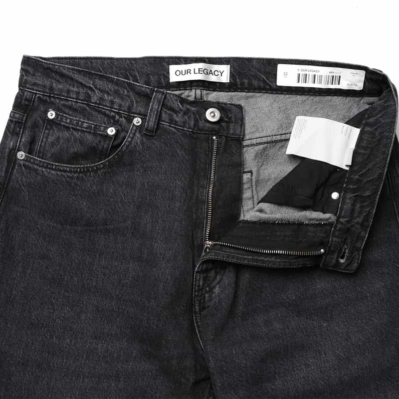 OUR LEGACY OUR LEGACY＜アワー レガシー＞ デニムパンツ BLACK
