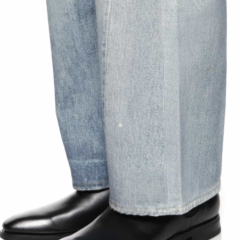 OUR LEGACY OUR LEGACY＜アワー レガシー＞ ダメージ加工デニムパンツ LIGHT BLUE