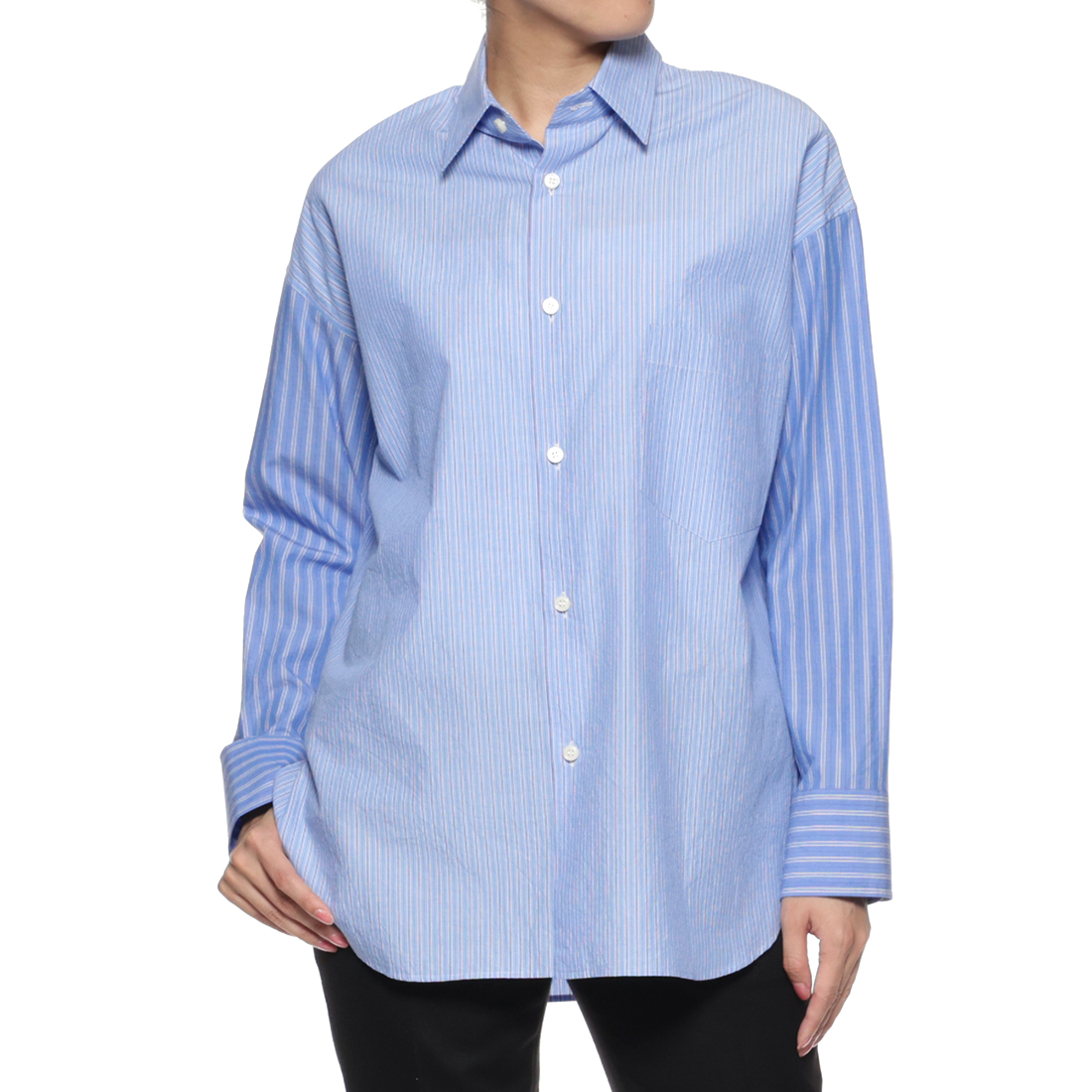 MADISONBLUE ＜マディソンブルー＞ マルチストライプ柄シャツ “J BRADLEY“