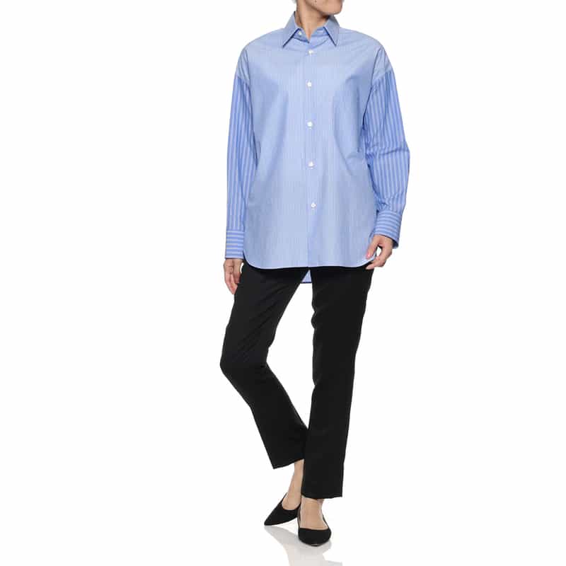 MADISONBLUE MADISONBLUE ＜マディソンブルー＞ マルチストライプ柄シャツ “J BRADLEY“ MULTI COLOR