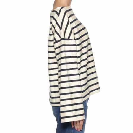 MADISONBLUE＜マディソンブルー＞ ボートネックボーダー柄T