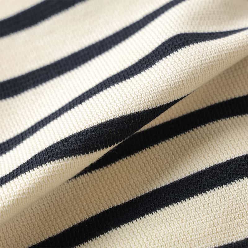 MADISONBLUE MADISONBLUE＜マディソンブルー＞ ボートネックボーダー柄Tシャツ WHITE