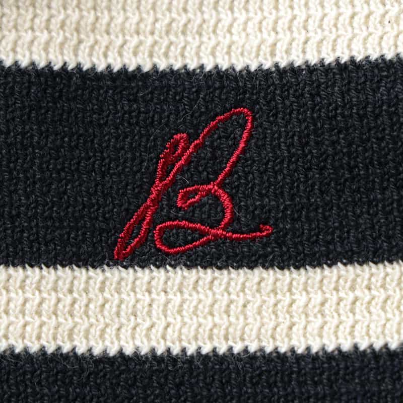 MADISONBLUE MADISONBLUE＜マディソンブルー＞ ボートネックボーダー柄Tシャツ NAVY